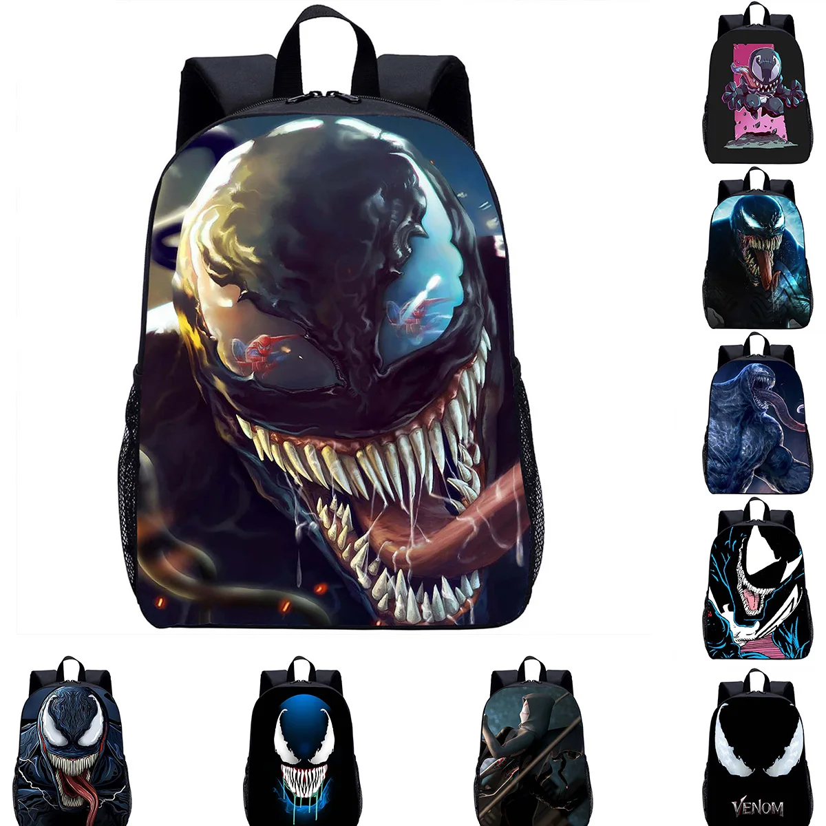 Disney Cartoon Cool Trend Printing Children's Decompression Waterproof Breathable Backpack