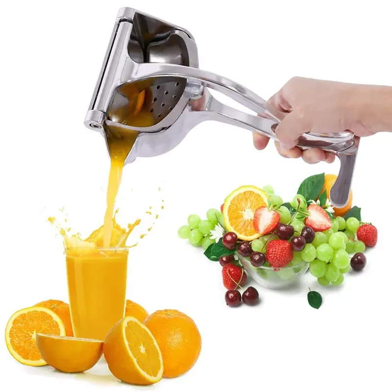 

Manual Juice Squeezer Aluminum Alloy Hand Pressure Juicer Pomegranate Orange Lemon Sugar Cane Juice Kitchen Fruit Juicers Tool