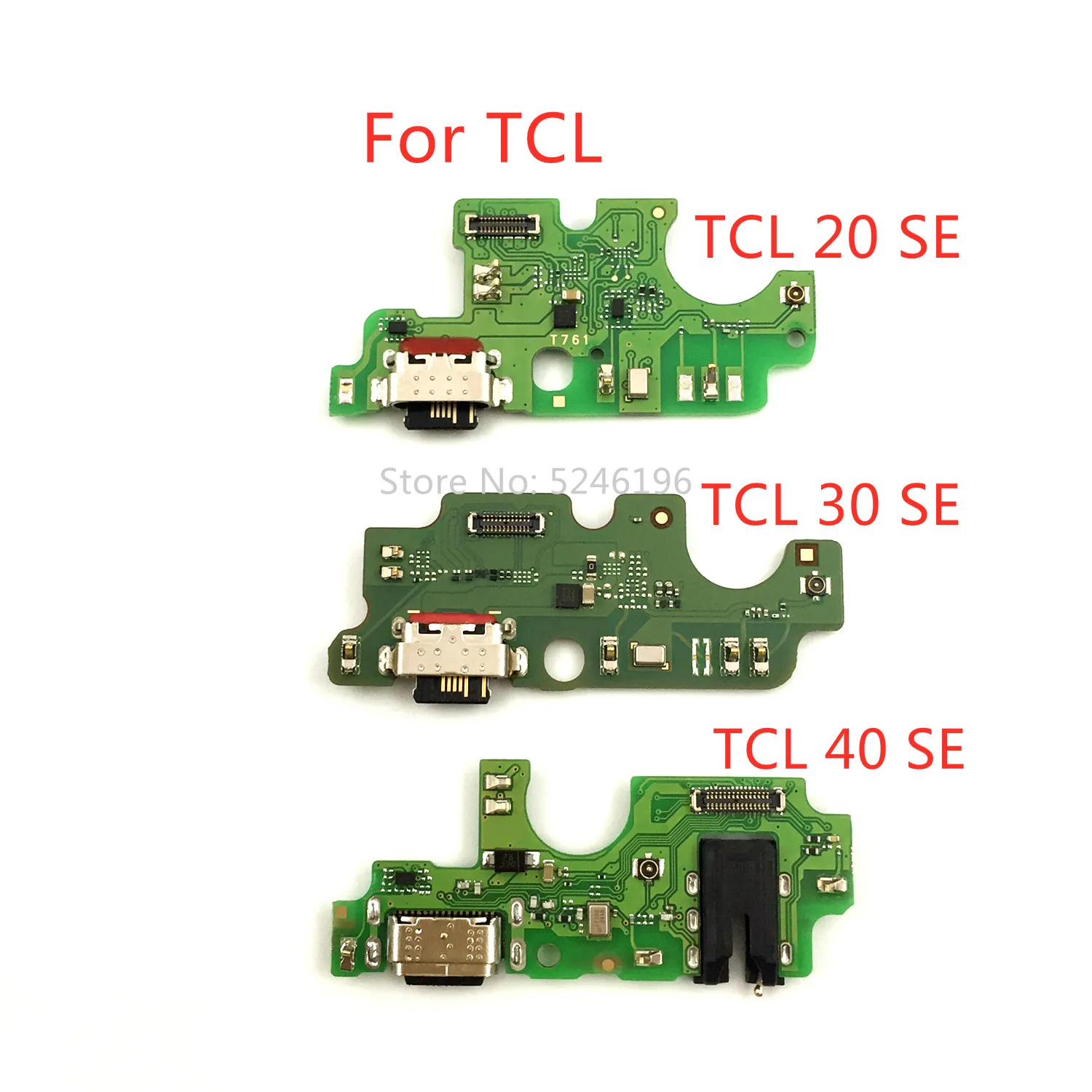 1 шт. USB-порт для зарядки, разъем для зарядного устройства для TCL 20 SE T671H T671F для TCL 30 SE 6165H для TCL 40 SE T610K, замена детали. (art.: 3920cc8327777) - 3920cc8327777
