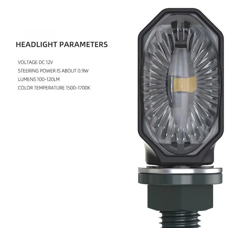 

1 пара, водонепроницаемые светодиодные лампы для мотоцикла, 12 В