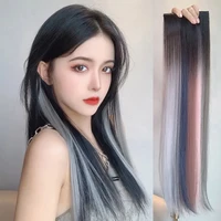 gradient color hairpin hanging ear color wig hair accessories hairpin long hair highlight hair extension wig piece barrettes
