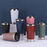 20 oz car thermos cup 304 stainless steel beer mug with bottle opener car cup portable kettle multicolor coffee cup