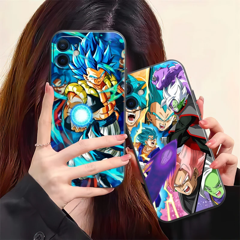 

DRAGON Ball Phone Case For iPhone 11 12 13 Pro MAX Mini 6 6S 7 8 Plus X SR XS MAX SE 2020 Silicone Amine Funda Cover Designer