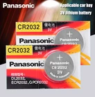 Кнопочные элементы Panasonic cr2032, 2 шт.лот cr 2032, Литиевые Батарейки 3 в для монет, часов, пультов дистанционного управления, калькуляторов, оригинал