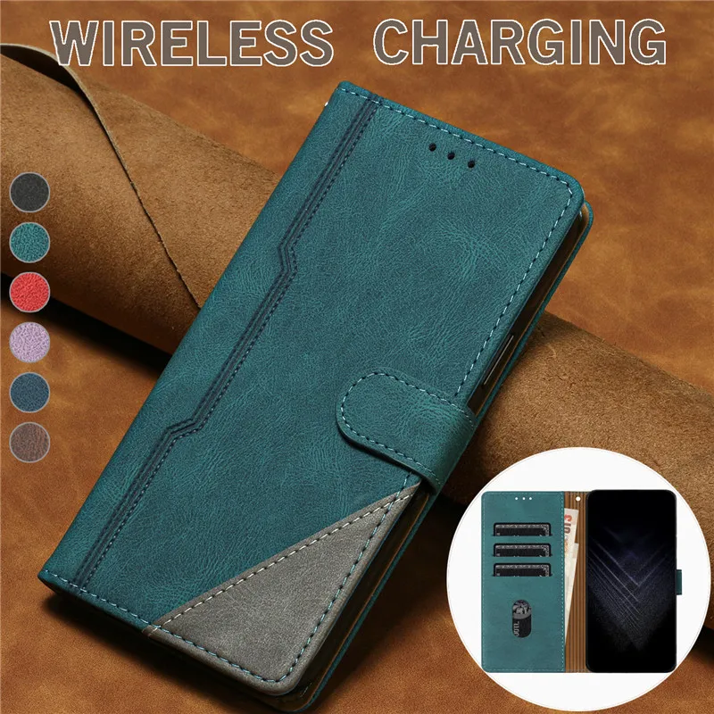 

Luxury Wireless Charging Leather Phone Case for Google Pixel 3A XL 4 4A 5 5A 6 5A 7 Pro Flip Holder Wallet Card Slot Cover Coque