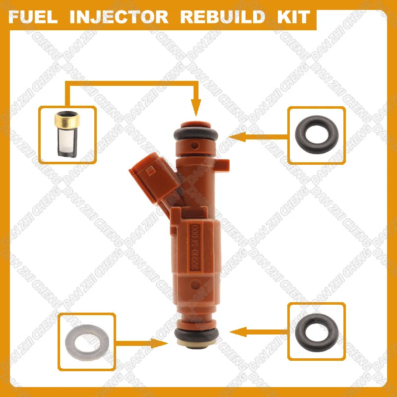 

Fuel Injectors Seals O-Ring Repair Filters for 35310-2E000 Fits For Hyundai Elantra Kia 1.8L Forte Soul 2.0L