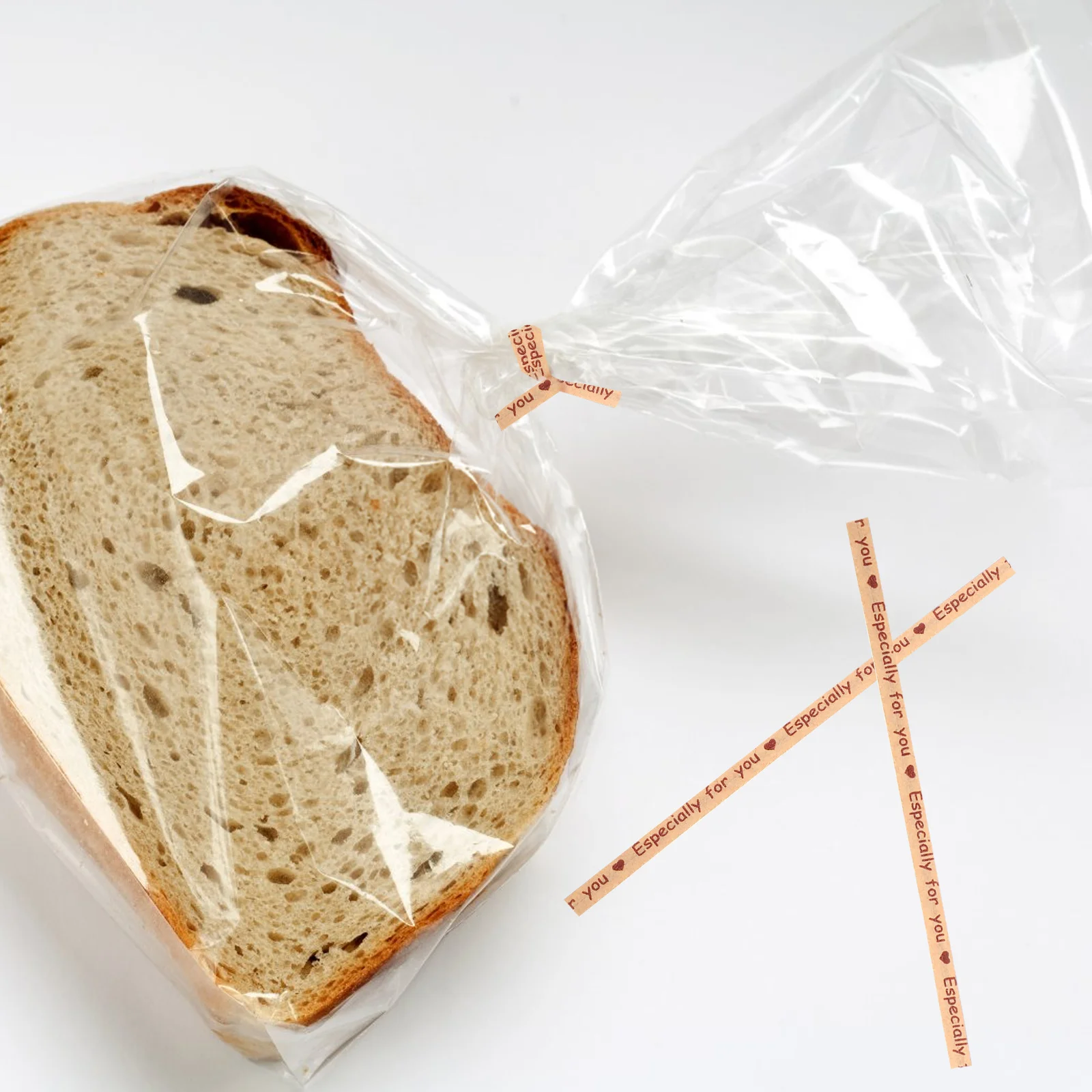 1000 шт. крафт-бумага измельченный хлеб конфеты сумка закрутки завязки