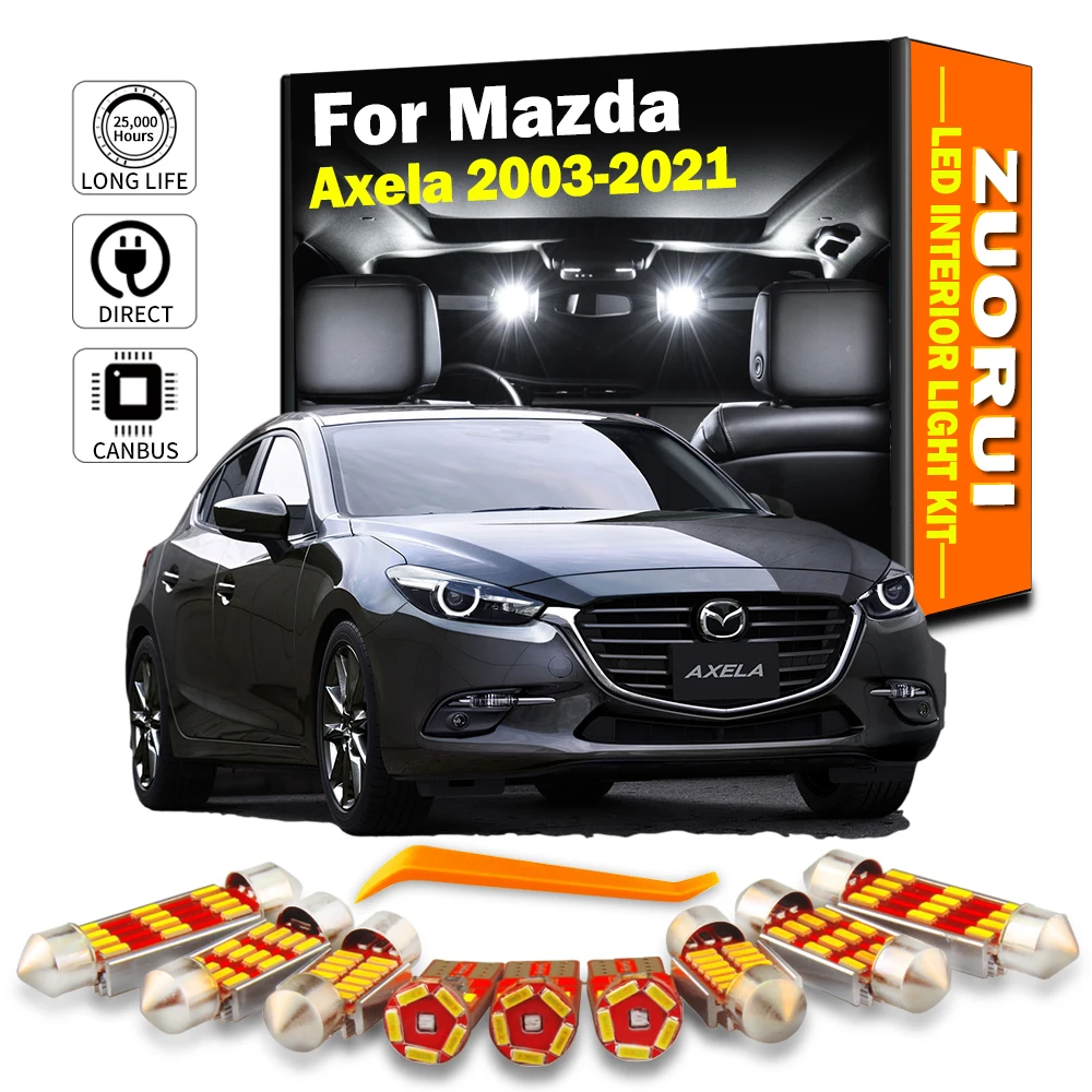 

Автомобильные светодиодные лампы ZUORUI для Mazda Axela 2003-2015 2016 2017 2018 2019 2020 2021