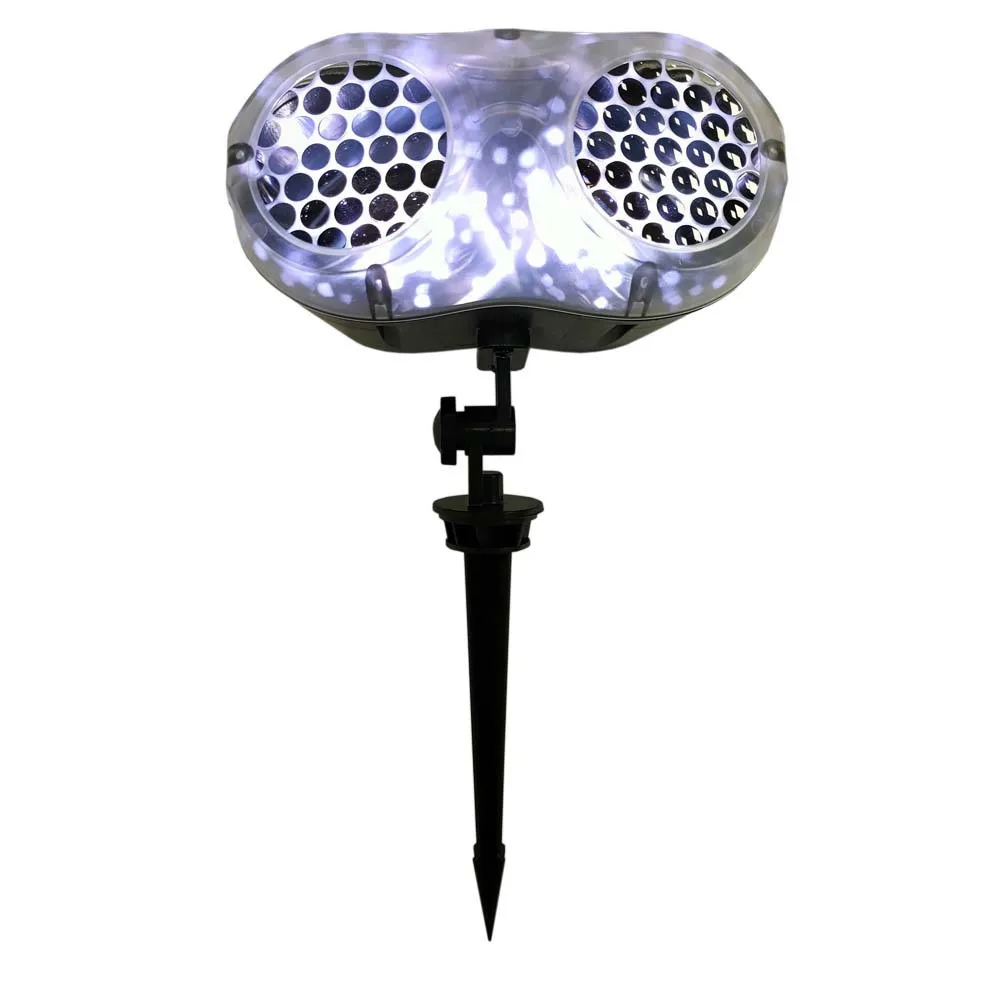 Проектор в виде снежинки с двойной головкой рождественский светильник для