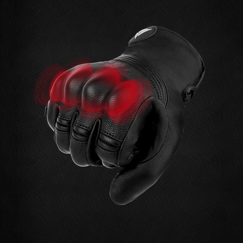 Перчатки из натуральной кожи мужские мотоциклетные перчатки для мотокросса