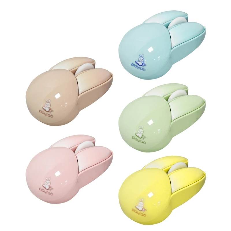

Cute Rabbit Wireless Mouse 3D Ergonomic USB Optical Gaming Mouse Silent Cartoon Mice Multi-Color For Laptop Computer PC