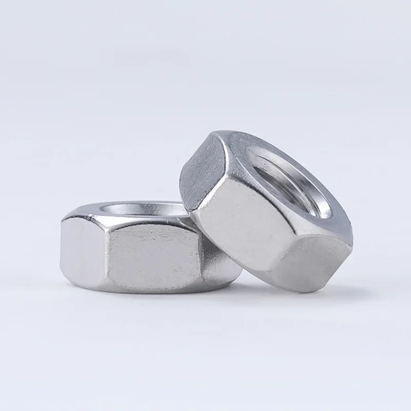 

Шестигранные гайки M1-M33 из нержавеющей стали, углеродистой стали и латуни