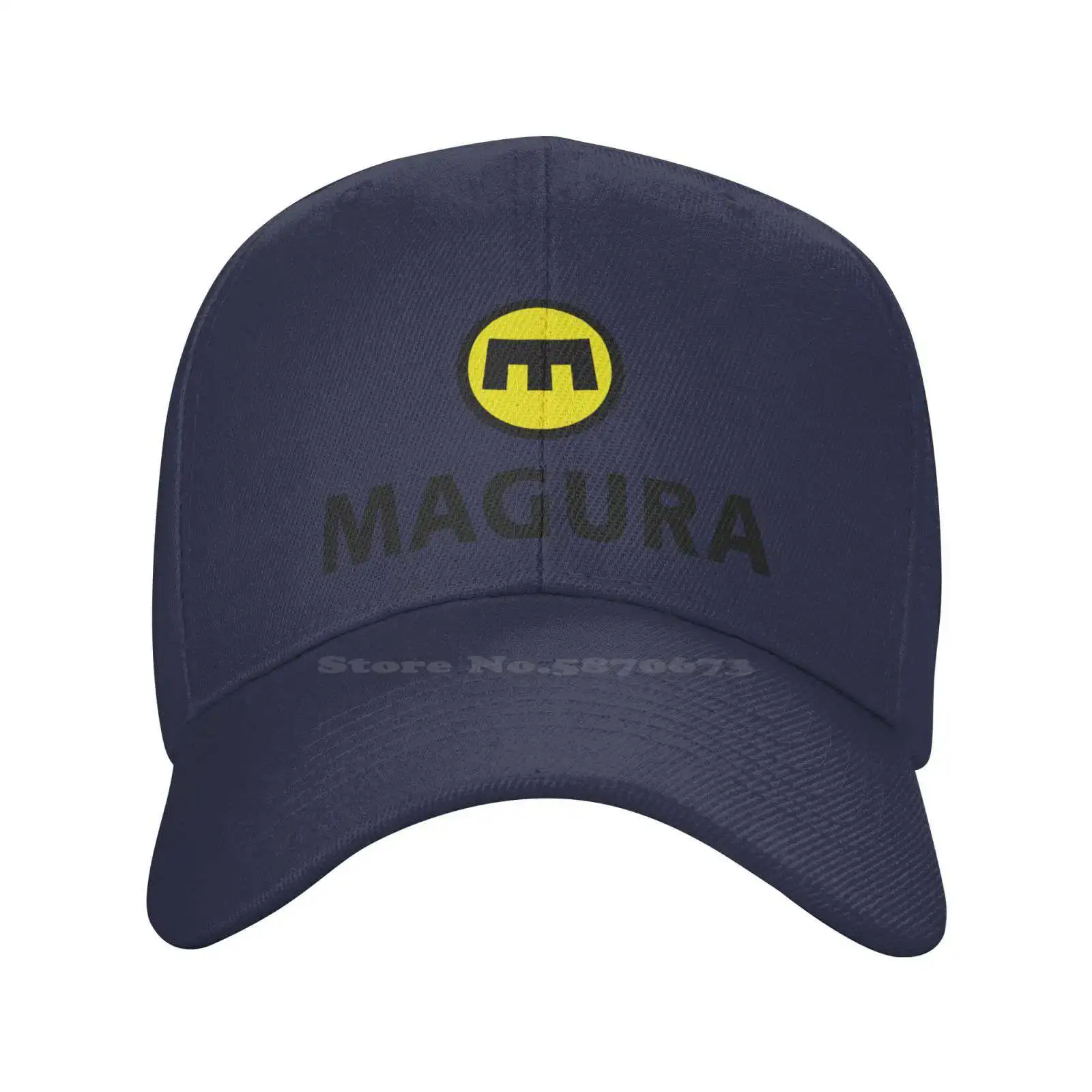 

Magura GmbH Logo Print Graphic Casual Denim cap Knitted hat Baseball cap