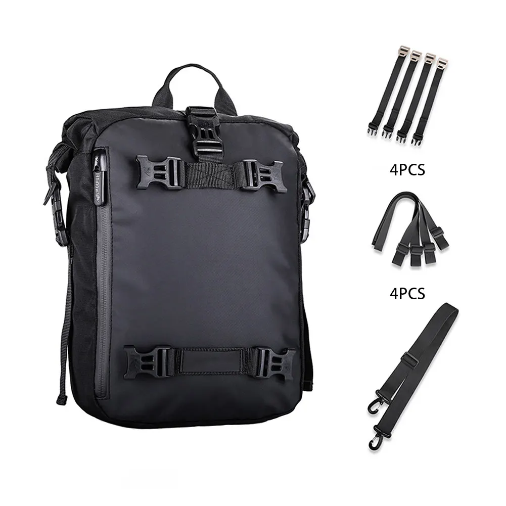 

10L Travel Large Capacity Storage Motorcycle Seat Bag Accessories Trunk Multifunctional Waterproof Rear Outdoor Riding Adults