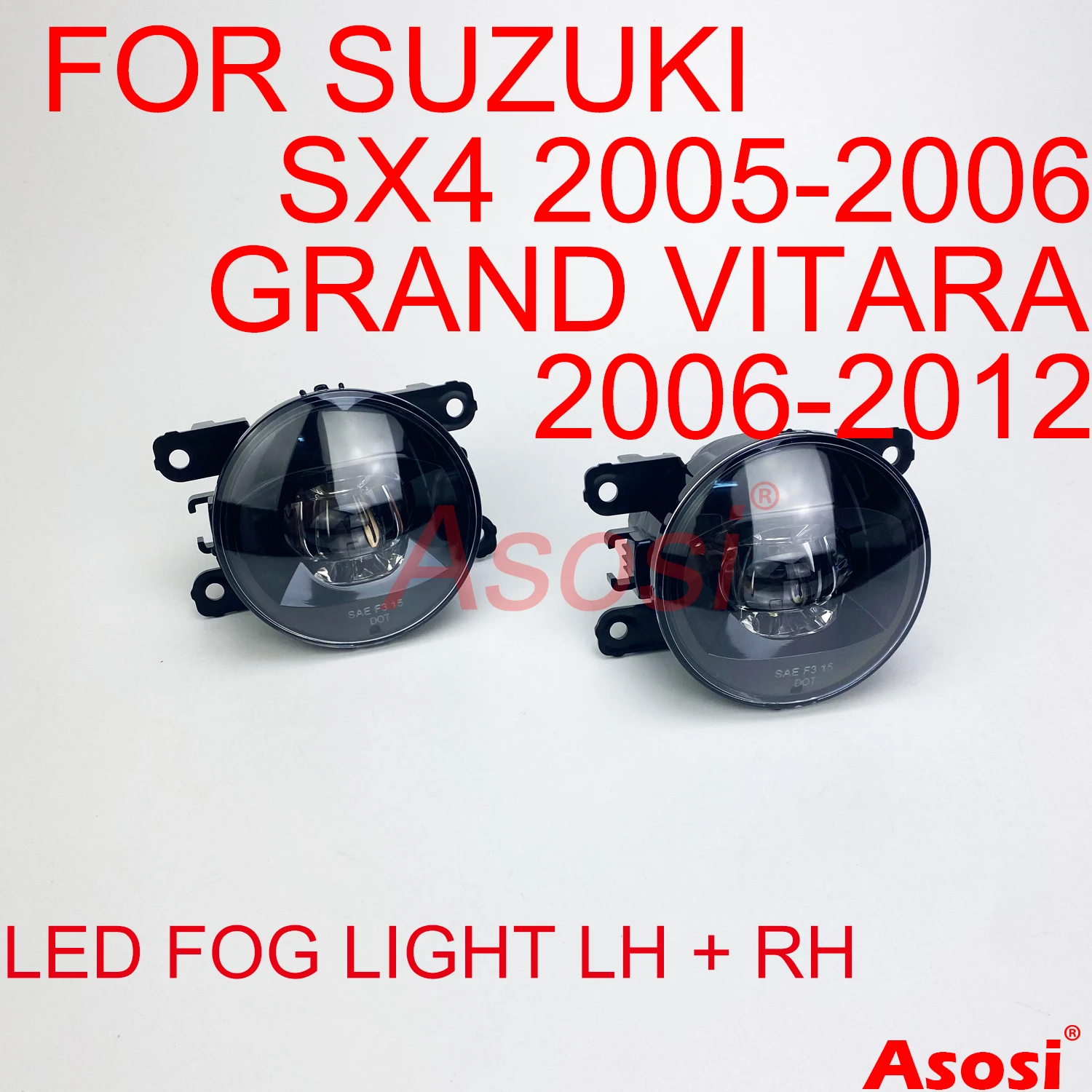 Бампер противотуманный фонарь для Suzuki Grand Vitara 2006-2012/ SX4 2008-2012 Встроенная