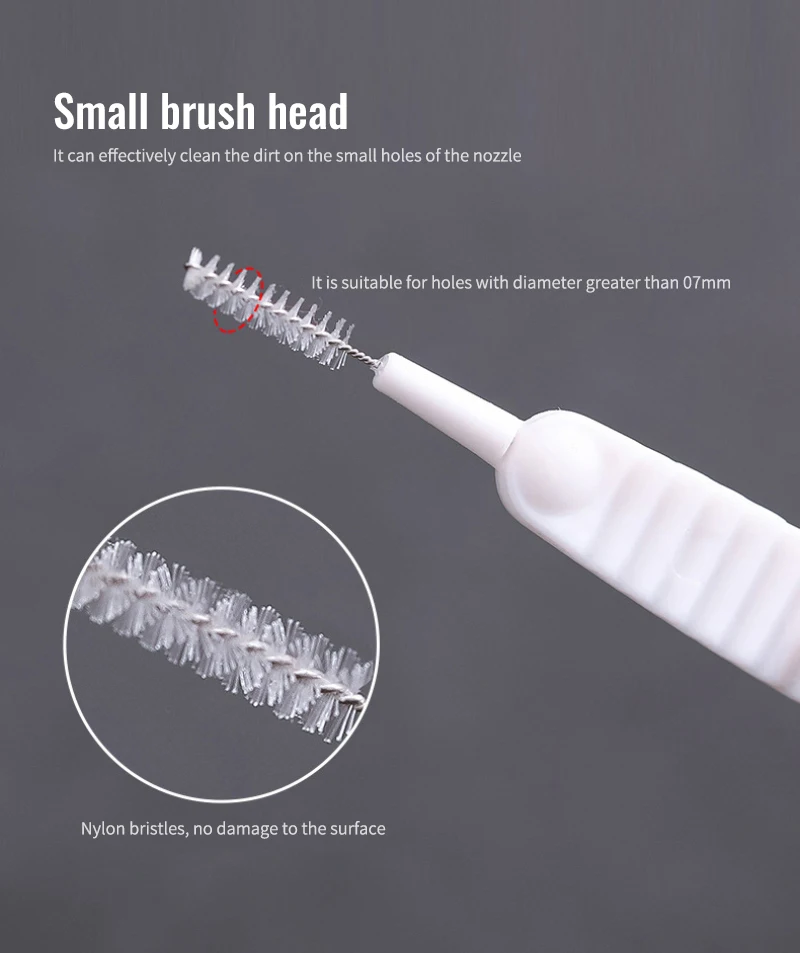 10pcsset anti clogging small brush pore gap cleaning brush shower head cleaning mobile phone hole cleaning cleaning keyboard free global shipping