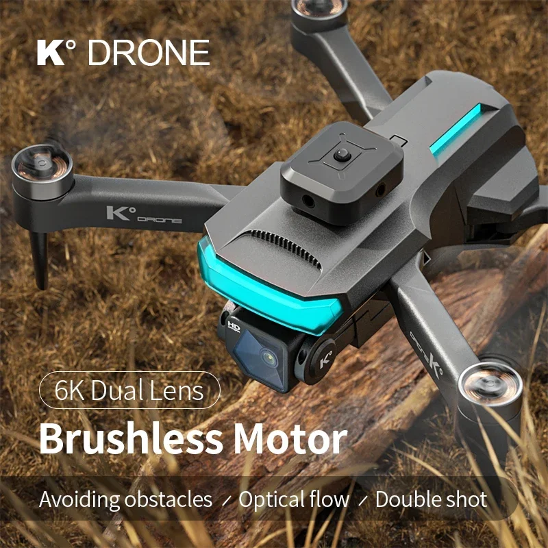 Дрон 4K Профессиональный 2-осевой карданный 360 ° обход препятствий бесщеточный