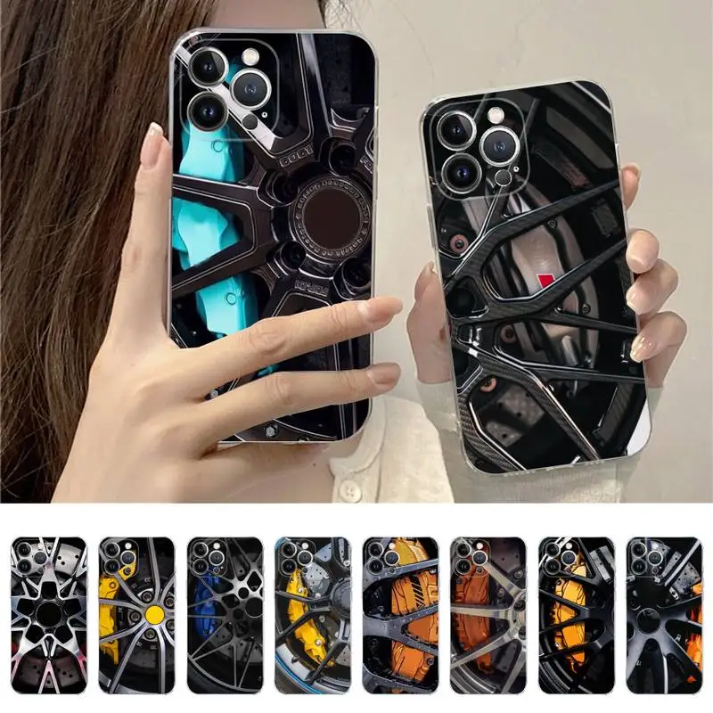 

Sports Car Wheel Tire Speed Phone Case For iPhone 14 11 12 13 Mini Pro XS Max Cover 6 7 8 Plus X XR SE 2020 Funda Shell