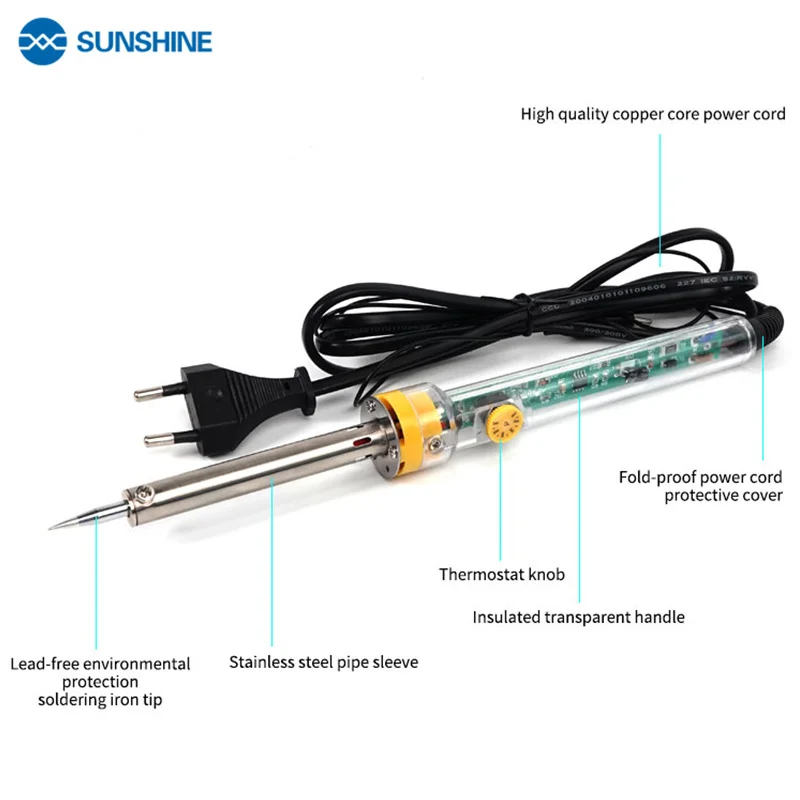 SUNSHINE SL905 Electric Weld Pen Adjustable Temperature Soldering Iron For iphone Repair Tools