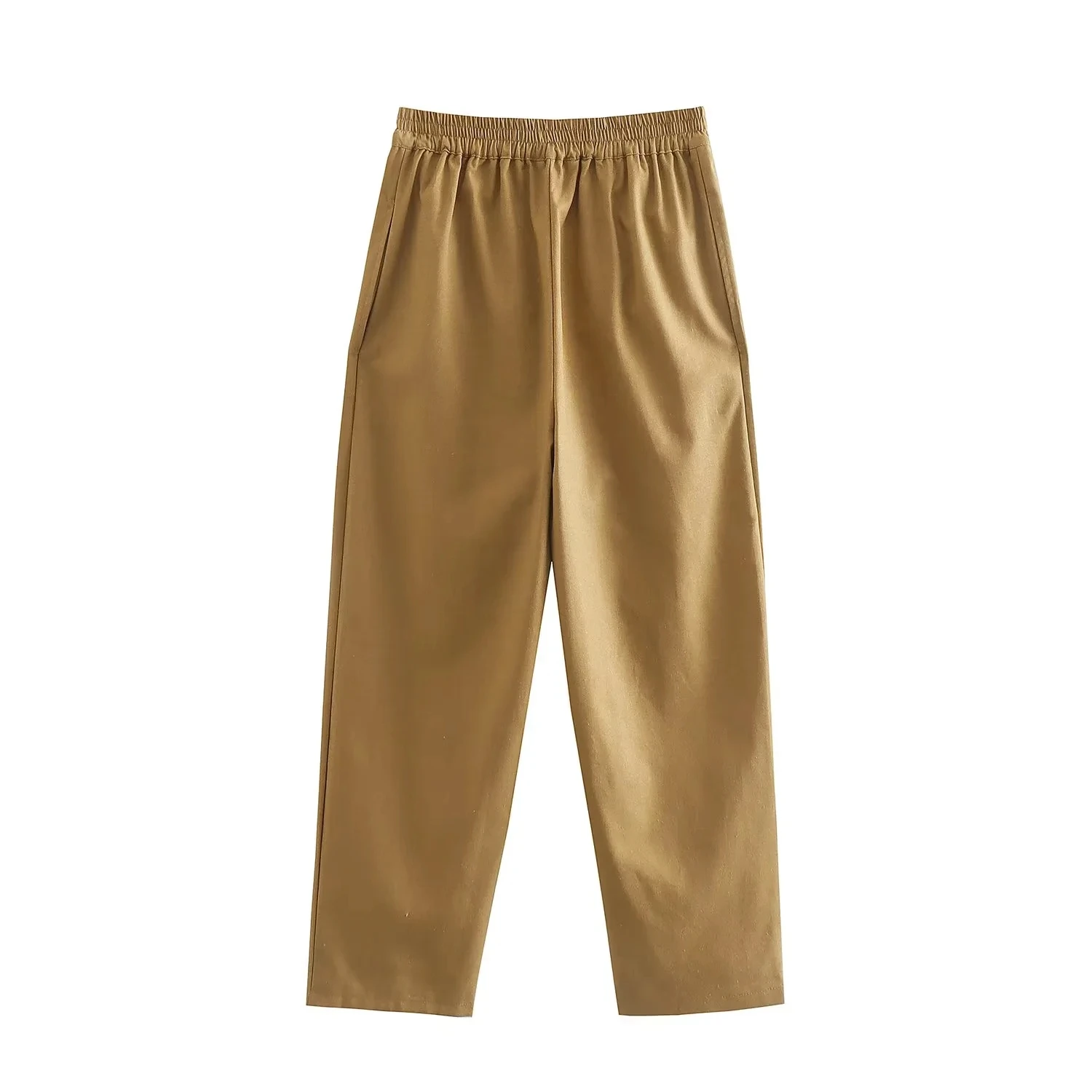 Dave&Di Casual Trousers Women Japanese Indie Folk Retro High Waist Loose Linen Harem Pants