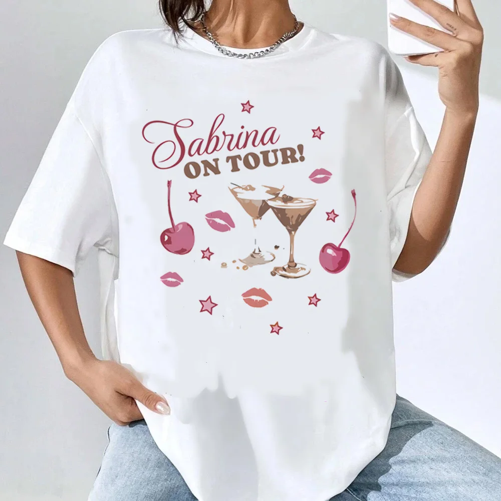 Sabrina Carpenter shirt female Y2k harajuku Retro Pastel Punk t-shirt Grunge korean clothes Comfortable Classic