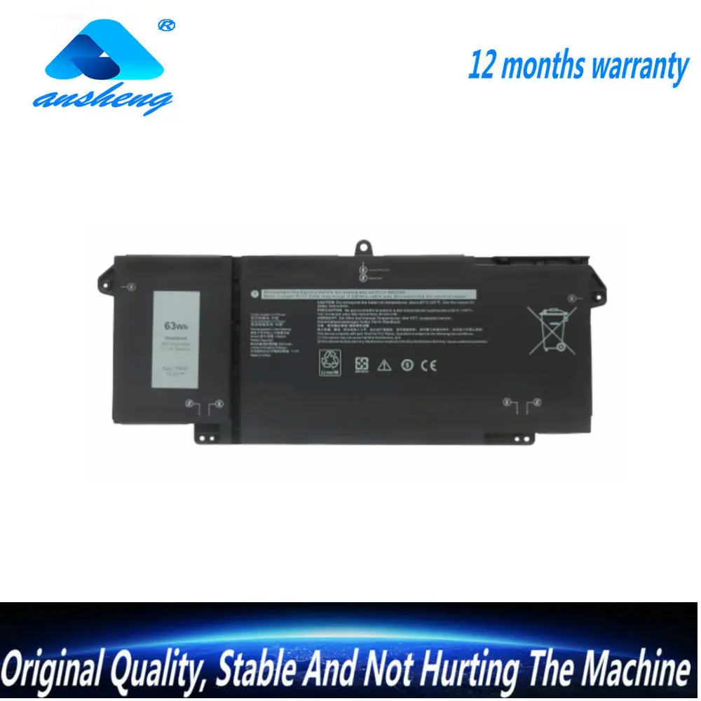 7FMXV 9JM71 Аккумулятор для ноутбука Dell Latitude 5320 7320 7420 7520 P110F P134G001 P135G001 P138G001 HDGJ8 MHR4G 4M1JN TN2GY