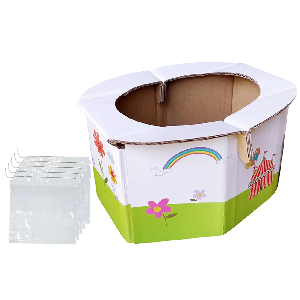 1pc Car Folding Outdoor Infant Paper Toilet Baby Toilet Baby Travel Toilet Travel Potty