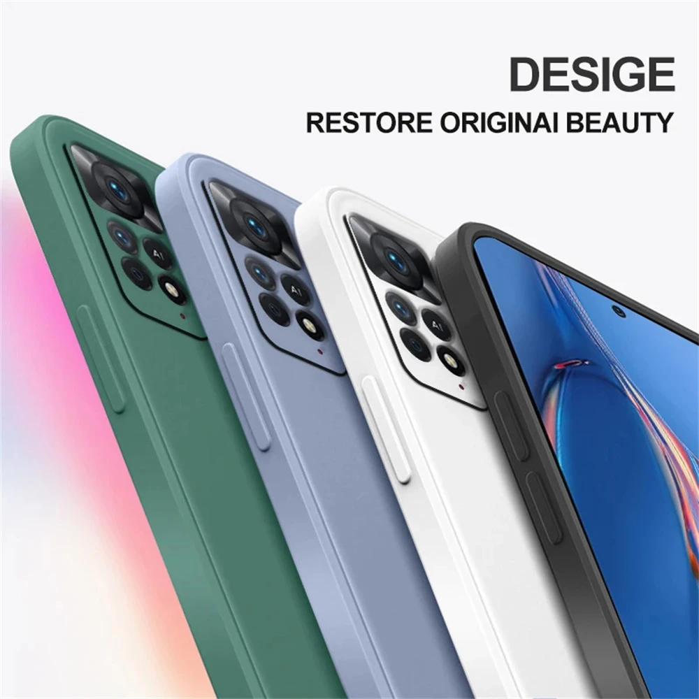 Чехол для Xiaomi Redmi Note 11s чехлы 10 11 12 13 Pro Plus 5G противоударный чехол телефона из