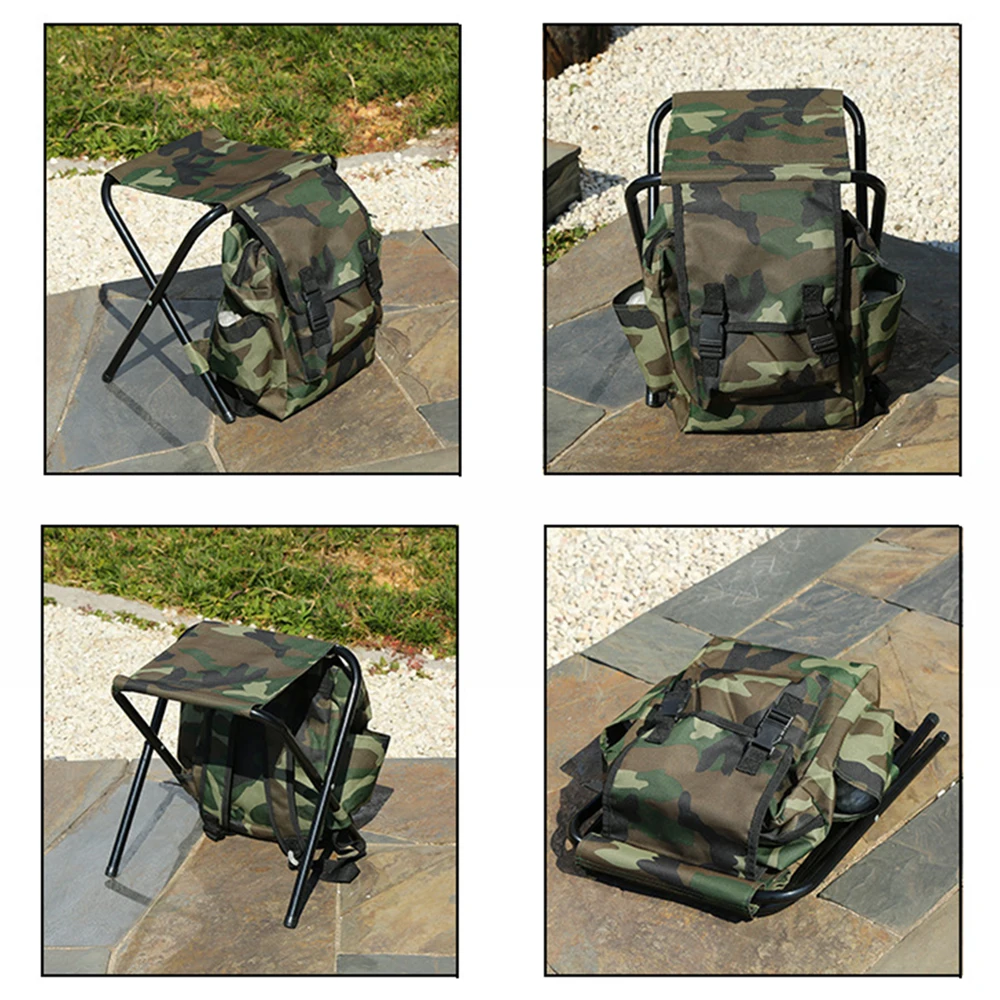 Folding Chair Outdoor Leisure Portable Folding Fishing Stool / Mountaineering Backpack Chair