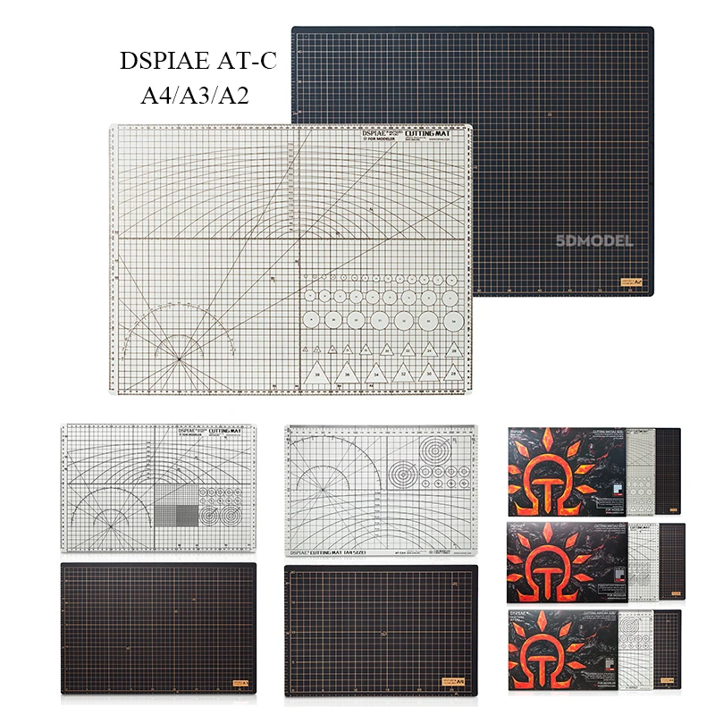 DSPIAE Cutting Dies AT-CA2 AT-CA3 AT-CA4 Cutting Mat (2mm Thicken Type) Scrapbooking Stamping New Hand Tool Parts