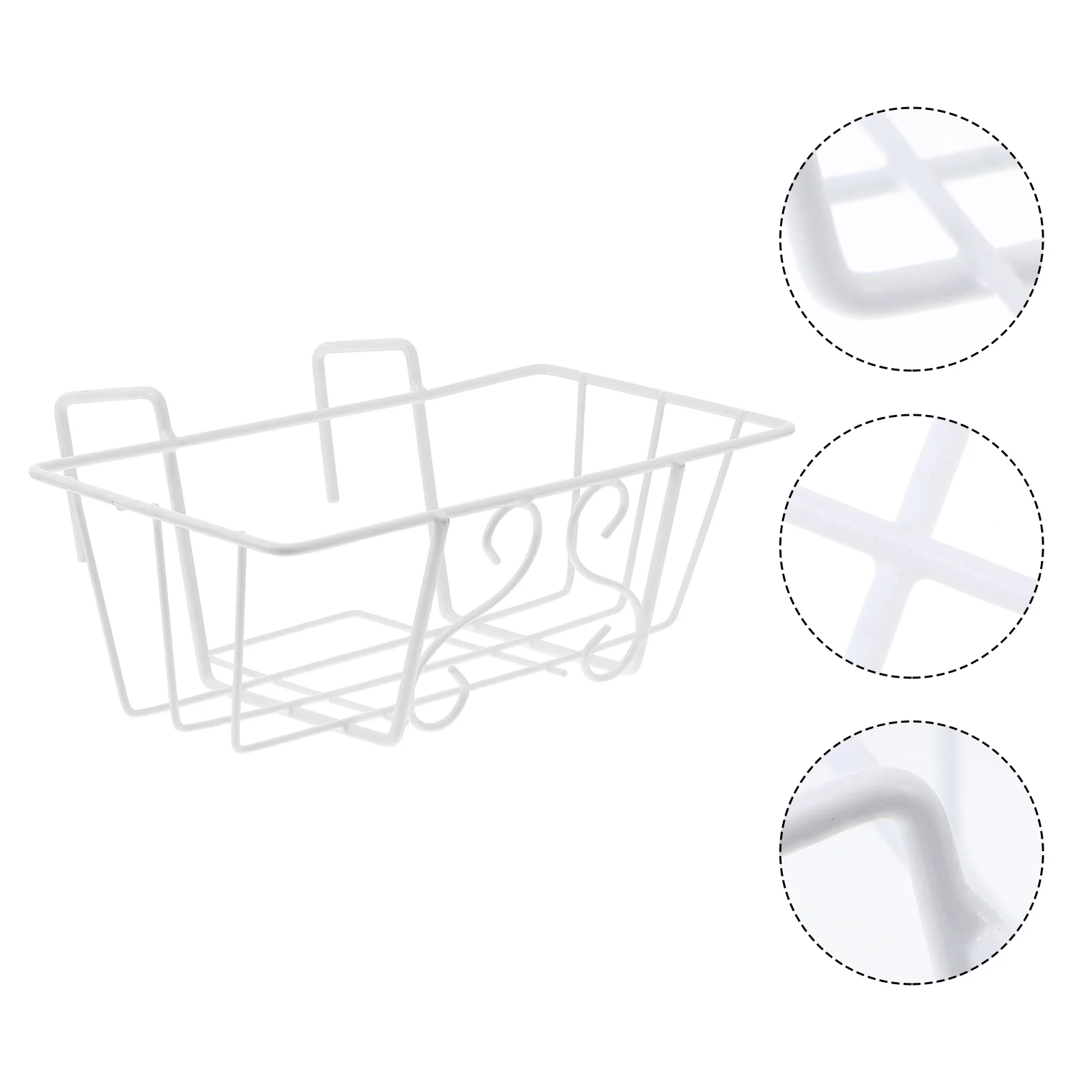 

1Pc Durable Flower Pot Rack Balcony Hanging Plant Stand Display Rack Pendant