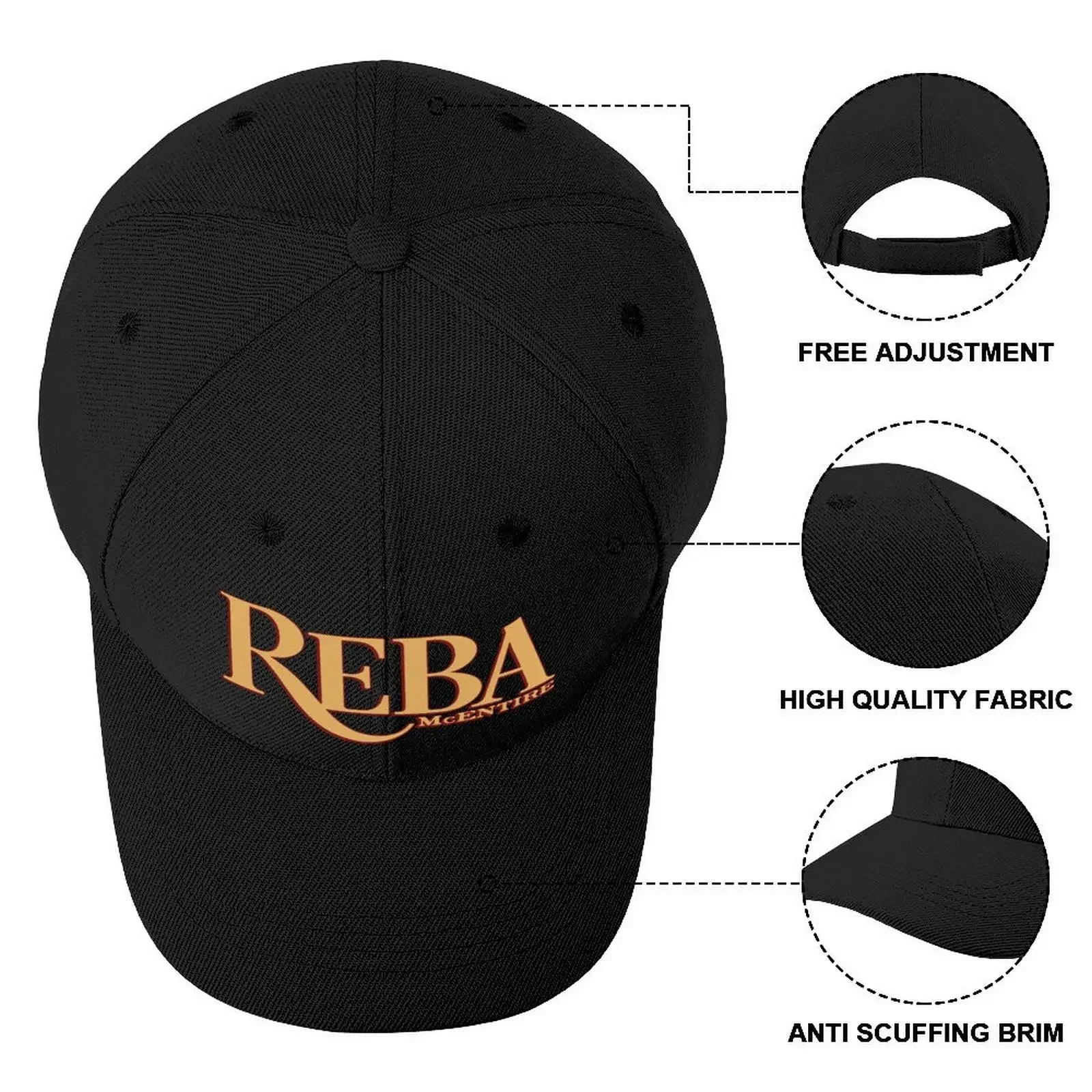 Фото Бейсбольная кепка Reba McEntire Tribute Icon Visor Дизайнерская шляпа | -F- |   Головные уборы мужские женские №4