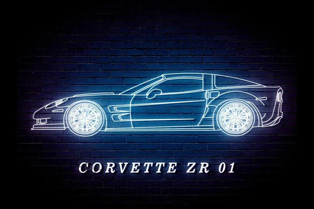 

Винтажная металлическая жестяная вывеска Corvette Zr 01, жестяные таблички, Настенный декор, неоновая вывеска в стиле ретро для дома, клуба, мужск...