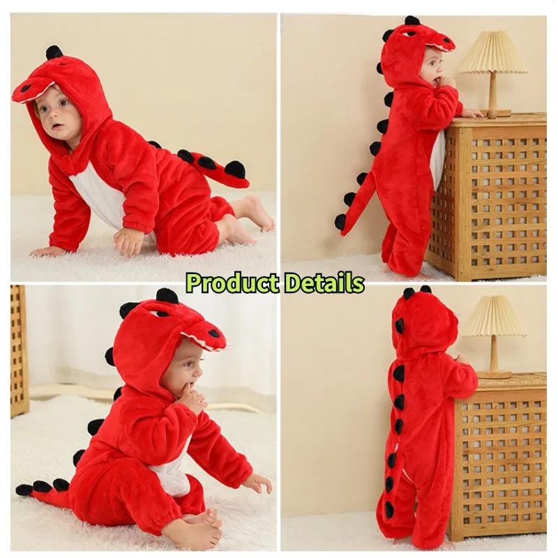 Детский Фланелевой Комбинезон Для Косплея Аниме-боди Новорожденных