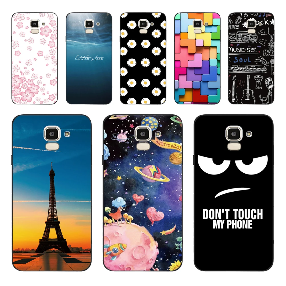 Чехол для Samsung J6 J6 + 2018, мягкий силиконовый чехол из ТПУ для Samsung Galaxy J6Plus 2018 J 6 Plus J610 J610F, чехлы