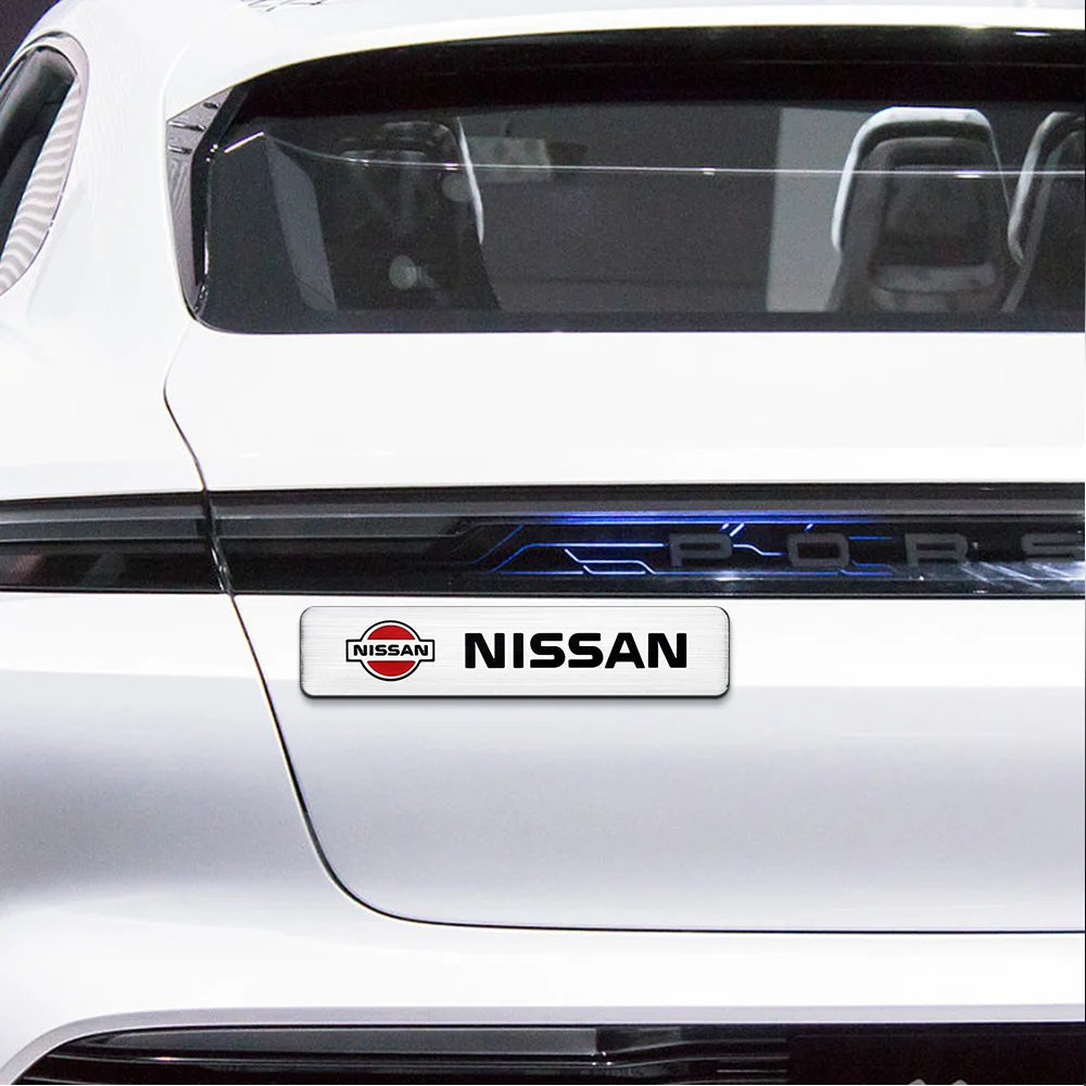 Автомобильная наклейка 3D алюминиевая металлическая полоса на кузов багажник