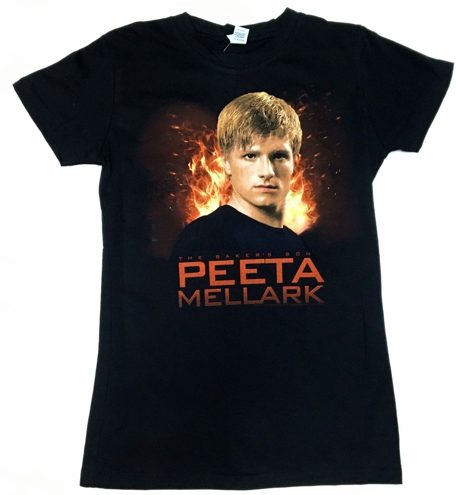 

The Hunger Games GIRL ON FIRE PEETA MELLARK T-Shirt NWT Authentic