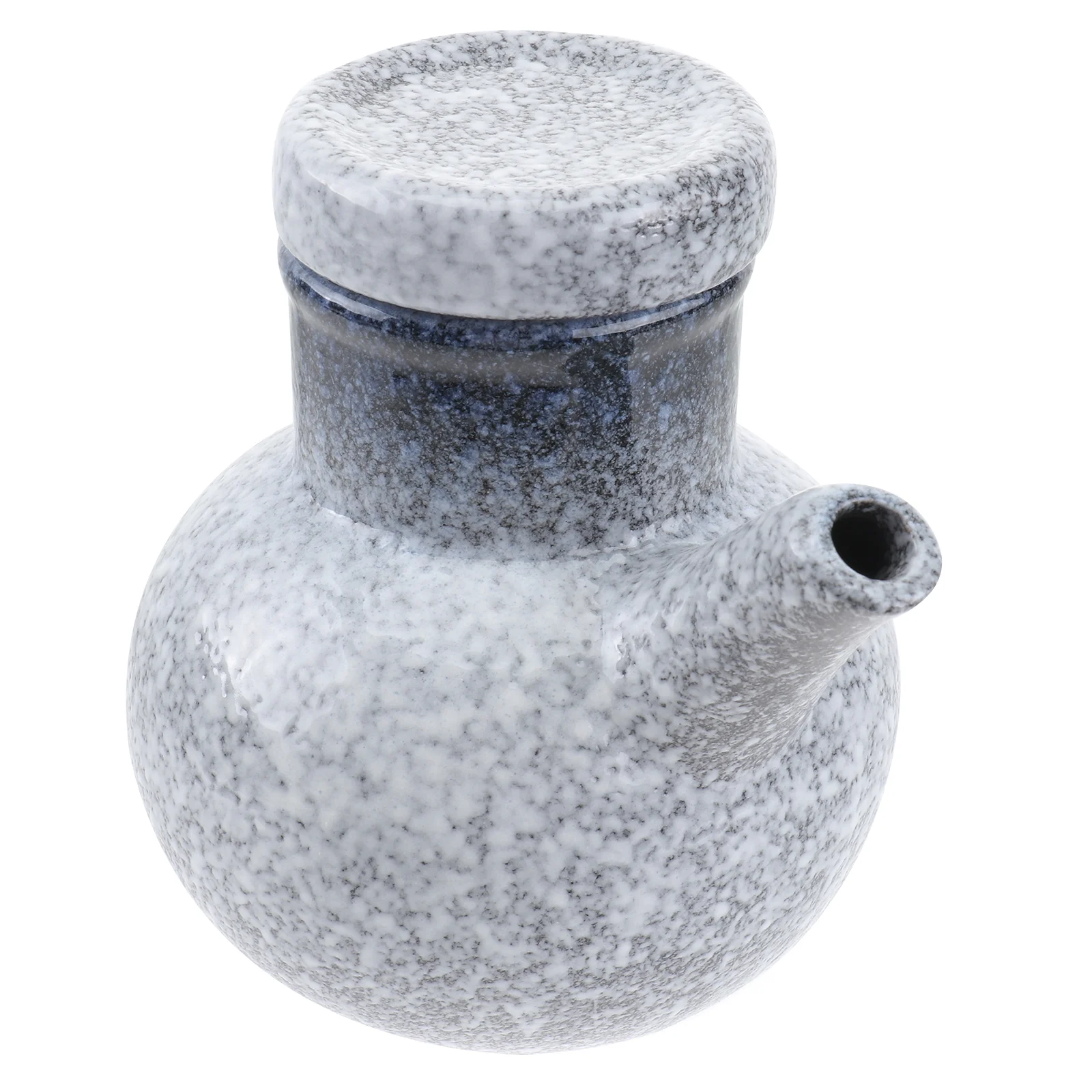 

300ML Ceramic Seasoning Kettle Soy Sauce Storage Bottle Kitchen Seasoning Bottle Kitchen Supplies for Home Restaurant (Large)