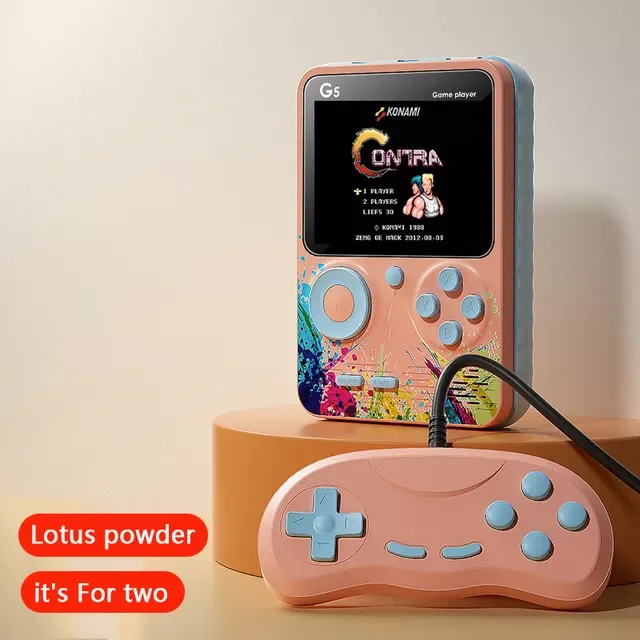 

NEW portable retro manual video game console, 3.0-inch children's color LCD, Gift for Kids including 500 game