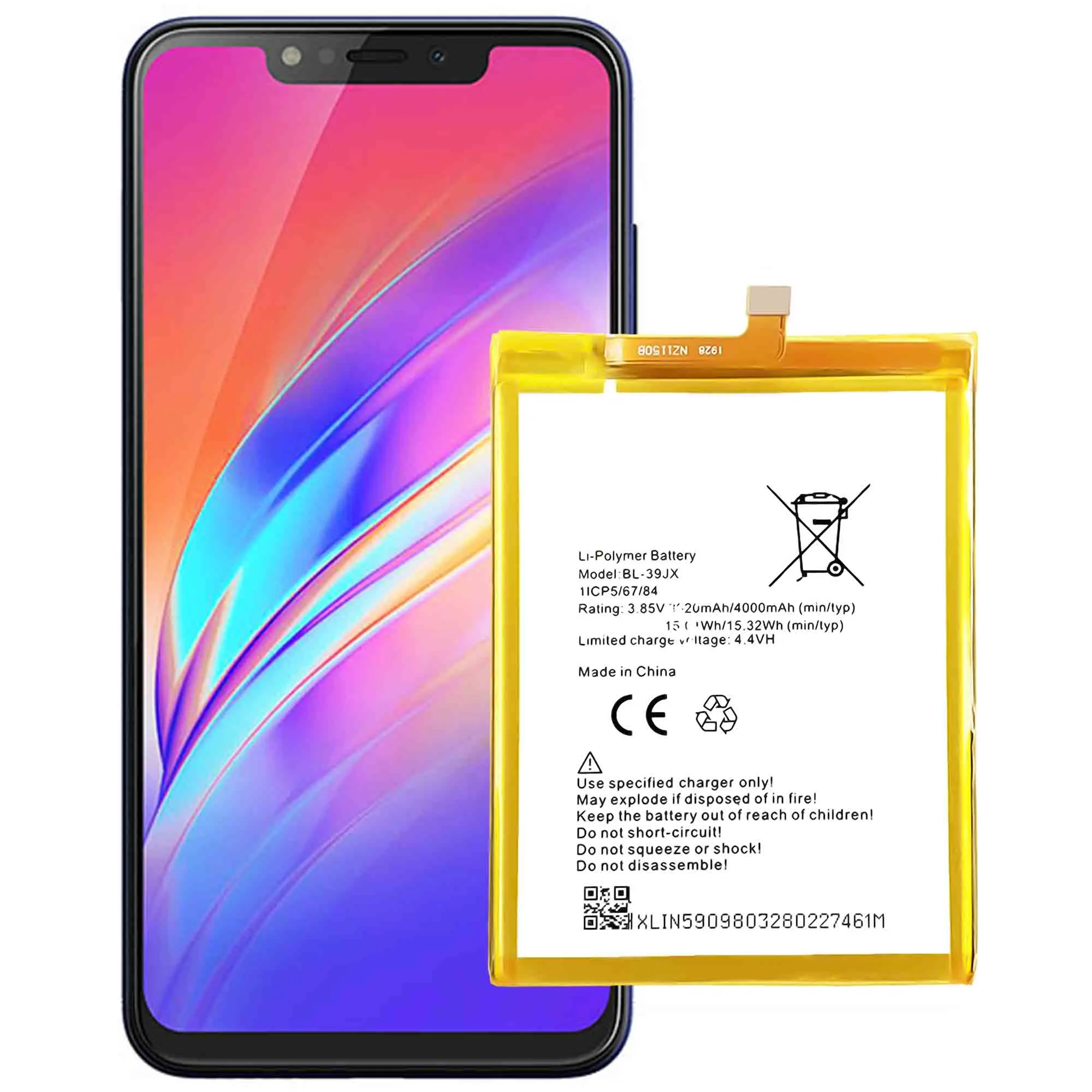 compatible for infinix x622s3xx623 bl 39jx 4000mah phone battery series free global shipping