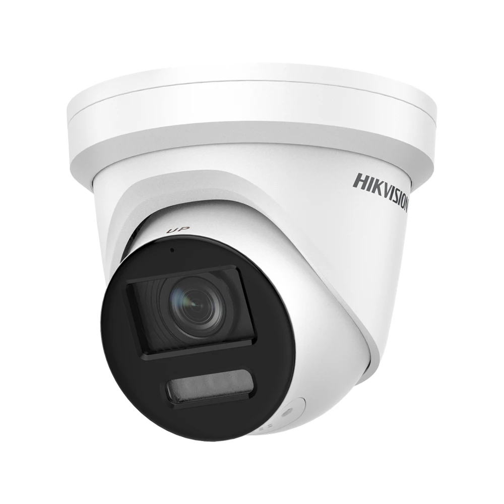 Цена Hikvision DS-2CD2387G2-LSU/SL 8MP 4K ColorVu AcuSense Встроенный микрофон стробоскосветильник звуковая сигнальная башня CCTV IP-камера