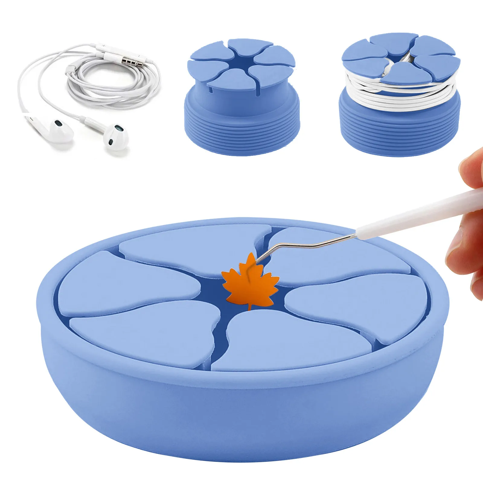 

Suctioned Vinyl Weeding Scrap Collector Cosmetic Storage Silicone Bracket Craft Weeding Tool Diy Handicraft Storage Household