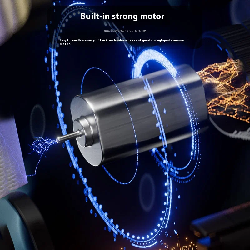 Профессиональная Электрическая Беспроводная Машинка Для Стрижки Волос