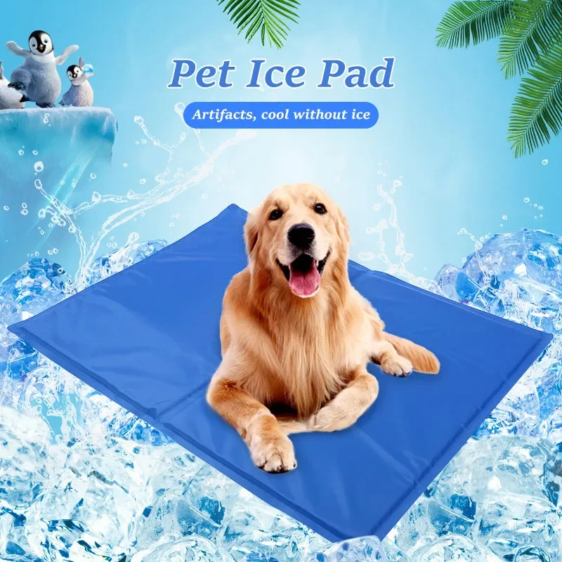 

Pet Soft Summer Cooling Mats Blanket Ice Pad Teddy Mattress Pet Cool Mat Bed Cat Cushion Fit All Pet Puppy Cat Cooling Mat