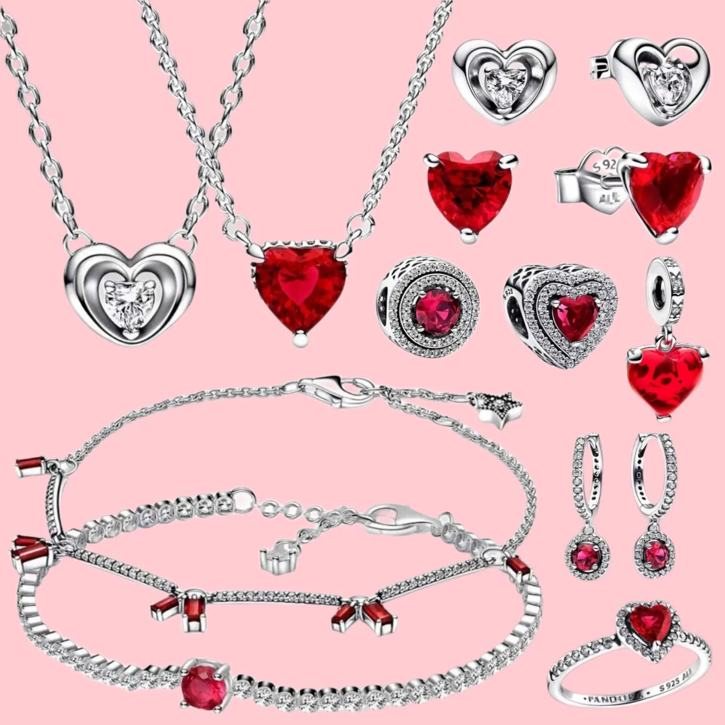 

Kenora Jewelry 2023 popular women's bracelet 925 sterling silver earrings suitable for Pandora DIY bead necklace gift jewelry