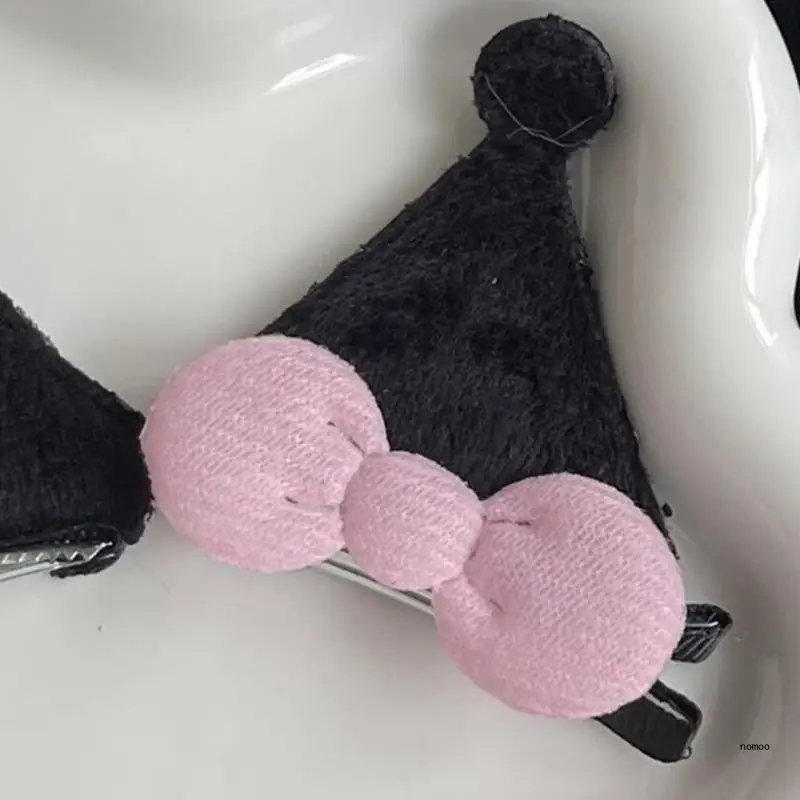 

Y2k Cat Ear Hair Clip Headwear New Year Hairpins Headdress Lovely Hairclip