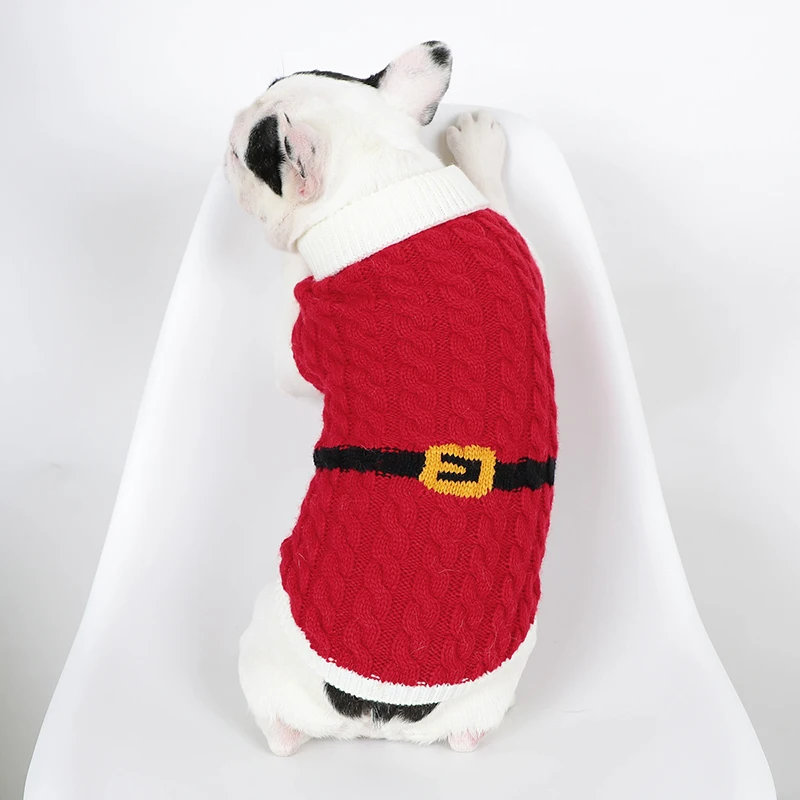 

Собака Французский свитер из акрила мягкий удобный щенок собака джемпер Тедди пуловер собаки на заказ для рождества Прямая поставка