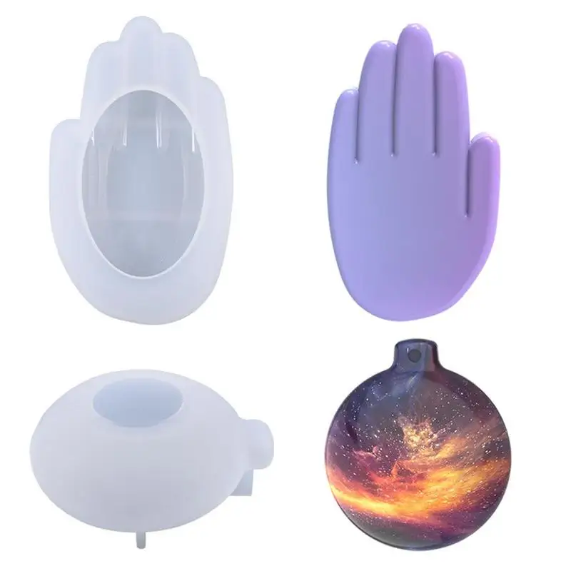 

Форма ручной работы «сделай сам» для украшения дома, поднос, гипс, Силиконовые формы ручной работы, форма для мини светильник лампочки из эп...