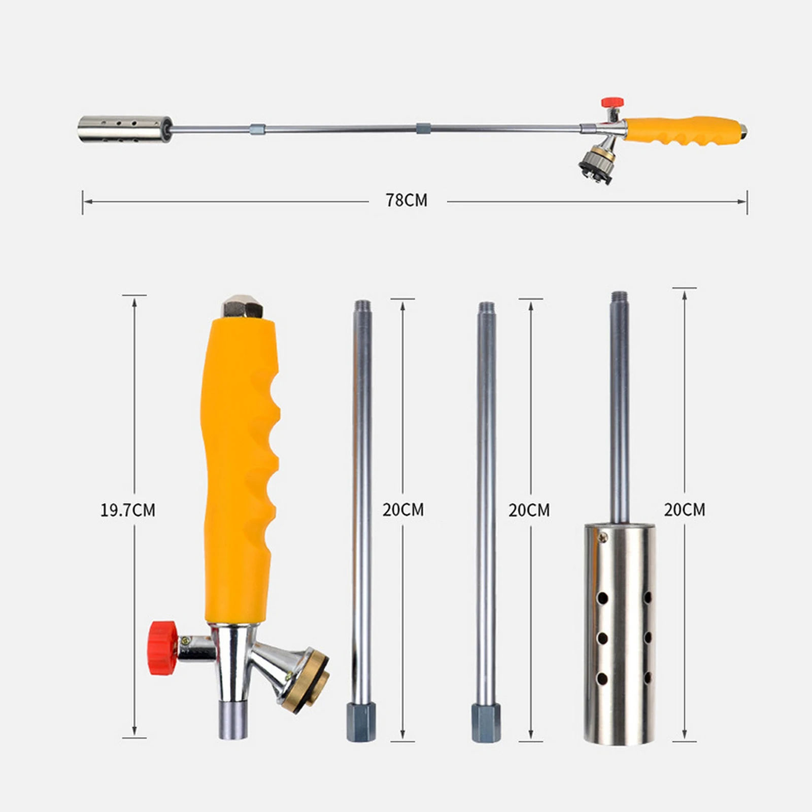 Multifunctional BBQ Starter Grill Fire Lighting Tool Kitchen Gas Blow Torch Outdoor Cooking Charcoal Lighter Burner Flamethrower |