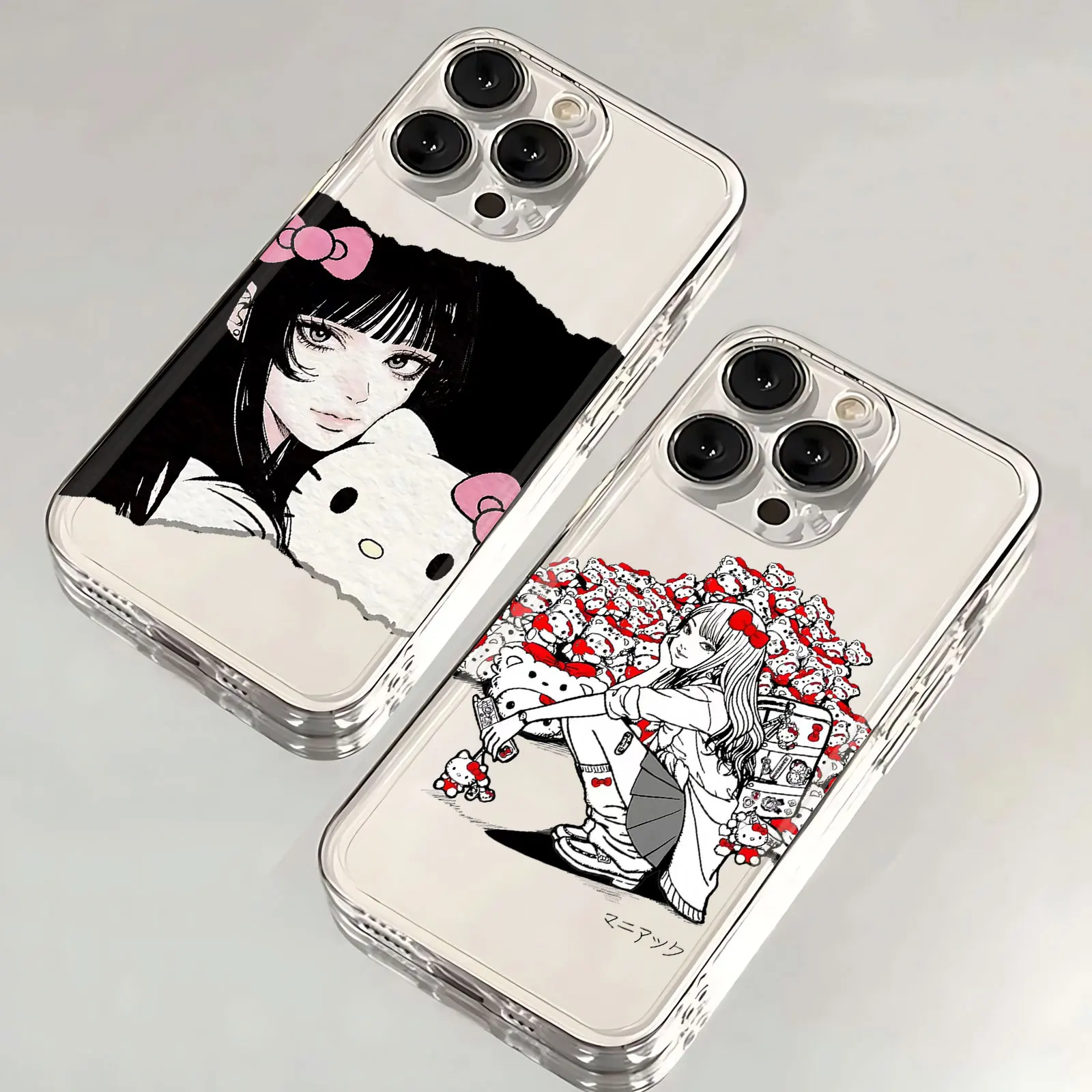 Чехол для телефона Anime Tomie Kawakamis Hello Kittys Samsung A16 A06 A55 A35 A25 A15 A05 A54 A34 A24 A14 A04 A13 A53 A33 Clear TPU